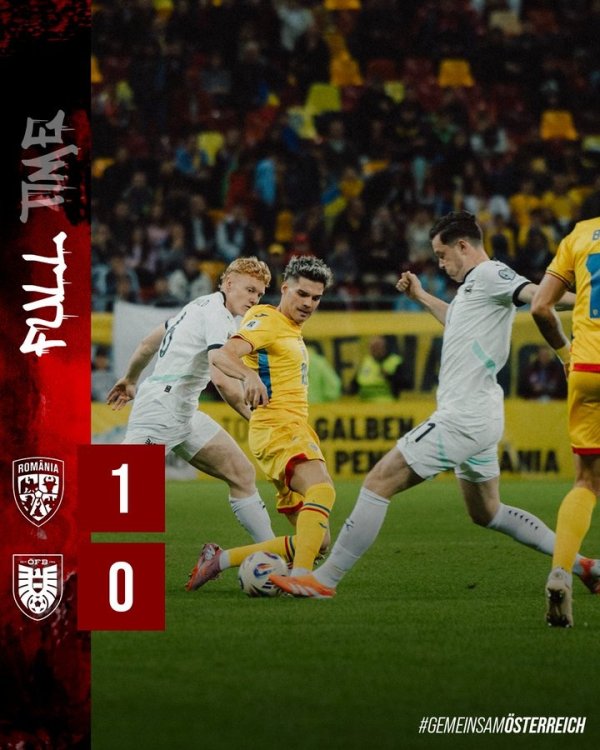 补时致胜球  ！世预赛罗马尼亚主场作战  1-0击败奥地利
